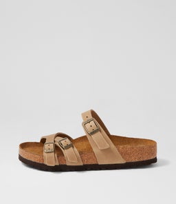 FRANCA BK TOBACCO BROWN OILED LEATHER