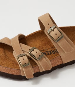 FRANCA BK TOBACCO BROWN OILED LEATHER