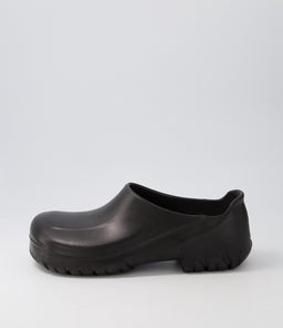 A 640 STEEL CAP M BK BLACK POLYURETHANE