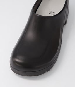 A 640 STEEL CAP M BK BLACK POLYURETHANE