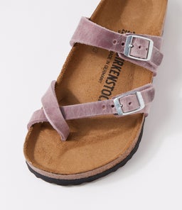 MAYARI OILED LEATHER BK LAVENDER OILED LEATHER