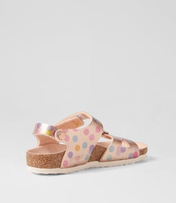 COLORADO KIDS JNR BK METALLIC DOTS COPPER BIRKOFLOR