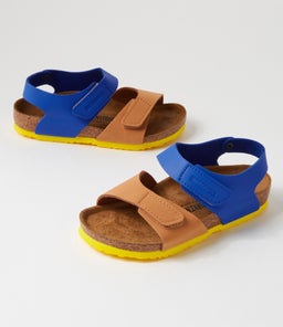 PALU KIDS JNR BK CARAMEL ULTRA BLUE BIRKOFLOR