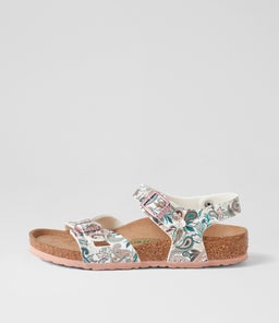 RIO KIDS VEGAN JNR BK BK LIGHT ROSE BIRKOFLOR