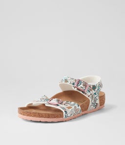 RIO KIDS VEGAN JNR BK BK LIGHT ROSE BIRKOFLOR