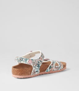 RIO KIDS VEGAN JNR BK BK LIGHT ROSE BIRKOFLOR