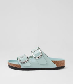 ARIZONA BIG BUCKLE HI SHINE BK SURF GREEN NATURAL PATENT LEATHER