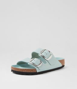 ARIZONA BIG BUCKLE HI SHINE BK SURF GREEN NATURAL PATENT LEATHER