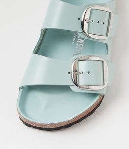 ARIZONA BIG BUCKLE HI SHINE BK SURF GREEN NATURAL PATENT LEATHER