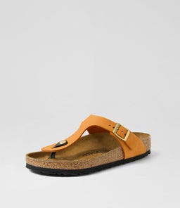 GIZEH SOFT NUBUCK BK BURNT ORANGE NUBUCK