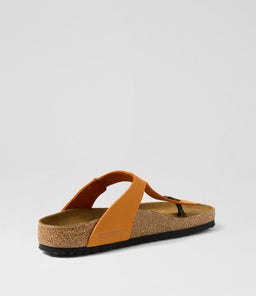 GIZEH SOFT NUBUCK BK BURNT ORANGE NUBUCK