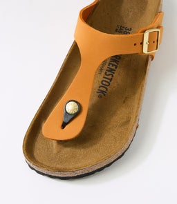 GIZEH SOFT NUBUCK BK BURNT ORANGE NUBUCK
