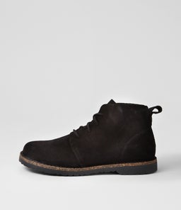 UPPSALA MID MEN'S BK BLACK SUEDE