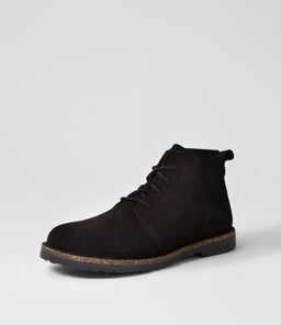 UPPSALA MID MEN'S BK BLACK SUEDE