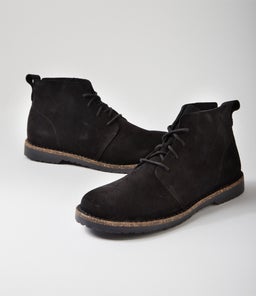 UPPSALA MID MEN'S BK BLACK SUEDE