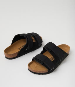 UJI MEN'S BK BLACK SUEDE NUBUCK