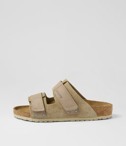 UJI MEN'S BK TAUPE SUEDE NUBUCK