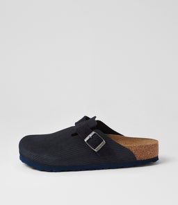 BOSTON MEN'S CORDUROY BK MIDNIGHT SUEDE