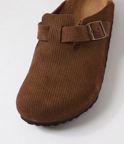 BOSTON MEN'S CORDUROY BK DK TEA SUEDE