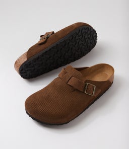 BOSTON MEN'S CORDUROY BK DK TEA SUEDE
