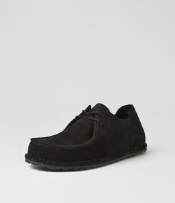UTTI LACE MEN'S BK BLACK SUEDE