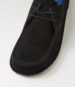 UTTI LACE MEN'S BK BLACK SUEDE