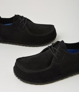 UTTI LACE MEN'S BK BLACK SUEDE