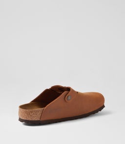 BOSTON OILED LEATHER BK COGNAC OILED LEATHER