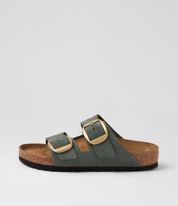 ARIZONA BIG BUCKLE NUBUCK BK THYME NUBUCK