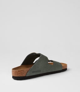 ARIZONA BIG BUCKLE NUBUCK BK THYME NUBUCK