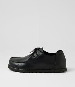 UTTI LACE BK BLACK LEATHER