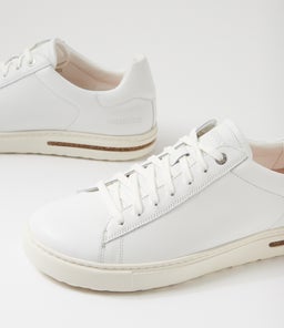 BEND LOW MEN'S BK WHITE SMOOTH LEATHER