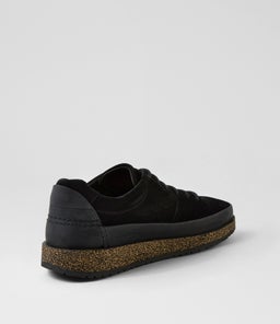 HONNEF LOW MEN'S BK BLACK SUEDE
