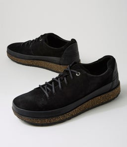 HONNEF LOW MEN'S BK BLACK SUEDE