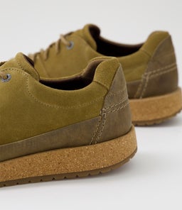 HONNEF LOW MEN'S BK TEA SUEDE