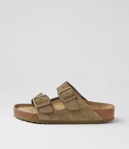 Arizona Sfb Faded Khaki Suede Slides Arizona Sfb Faded Khaki Suede Slides