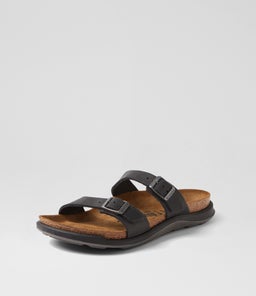 SIERRA BK BLACK OILED LEATHER