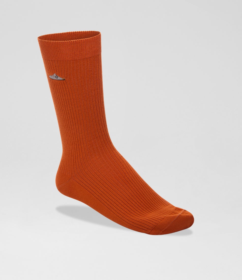 Kurkuma Ribbed Cotton Socks