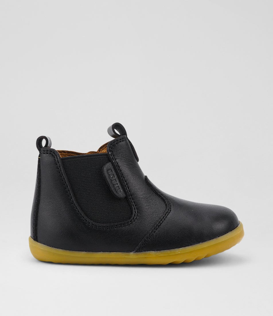 Su Jodhpur Pre Black Leather Chelsea Boots