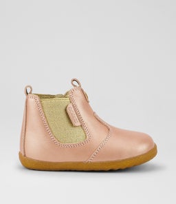 Su Jodhpur Infant Rose Gold Leather Chelsea Boots Su Jodhpur Infant Rose Gold Leather Chelsea Boots