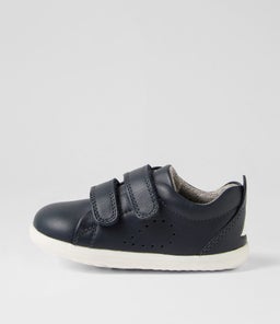 Su Grass Court Infant Navy Leather Sneakers Su Grass Court Infant Navy Leather Sneakers