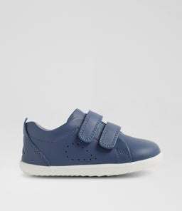 Su Grass Court Infant Vintage Indigo Leather Sneakers Su Grass Court Infant Vintage Indigo Leather Sneakers