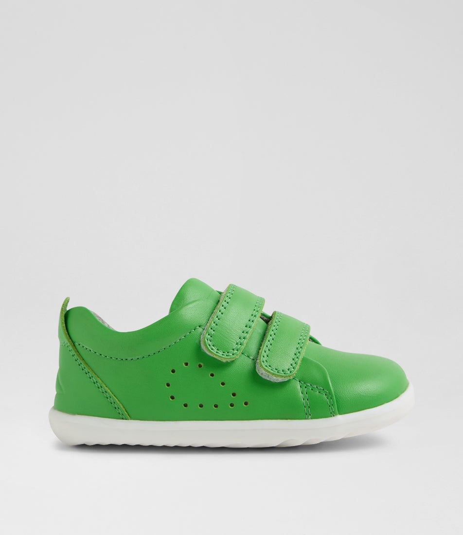 Su Grass Court Infant Retro Green Leather Sneakers Su Grass Court Infant Retro Green Leather Sneakers