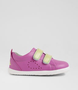 Su Grass Court Orchid Leather Flat Shoes Su Grass Court Orchid Leather Flat Shoes