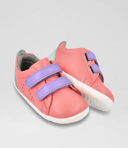 SU GRASS COURT BQ OCEAN CORAL MAUVE COMBO LEATHER