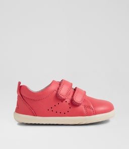 Su Grass Court Infant Radiant Raspberry Leather Flat Shoes Su Grass Court Infant Radiant Raspberry Leather Flat Shoes
