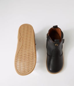 IW JODHPUR BQ BLACK GUM SOLE LEATHER
