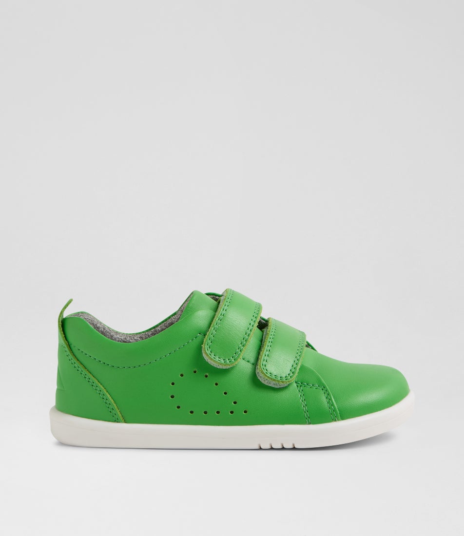 Iw Grass Court Toddler Retro Green Leather Sneakers