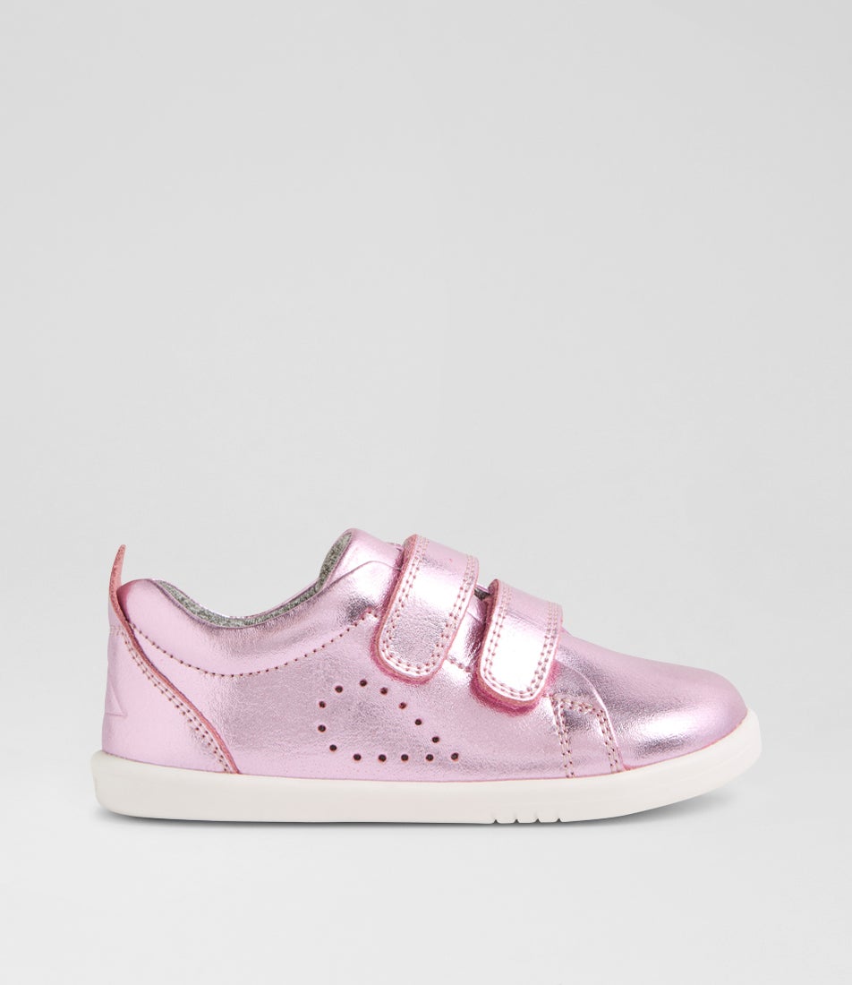 Iw Grass Court Toddler Pink Metallic Leather Sneakers Iw Grass Court Toddler Pink Metallic Leather Sneakers