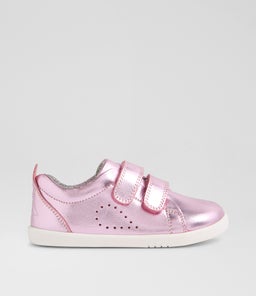 Iw Grass Court Toddler Pink Metallic Leather Sneakers Iw Grass Court Toddler Pink Metallic Leather Sneakers